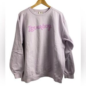 Comfort Colors Women's Light Purple Crew Neck Sweater